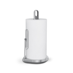 Simplehuman Paper Towel Holder with Spray in Brushed Stainless Steel, quick-tear arm and removable spray handle